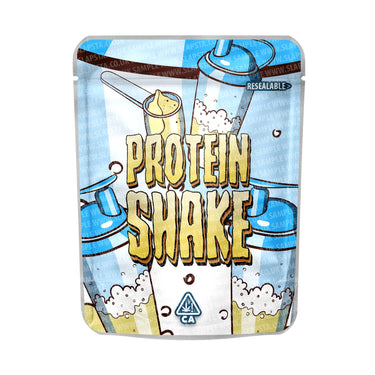 Protein Shake Mylar Pouches Pre - Labeled - 3.5g (1/8oz)