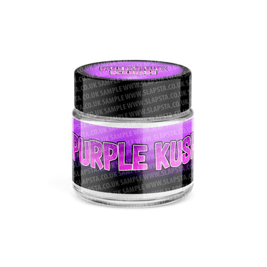 Purple Kush Glass Jars Pre - Labeled - 3.5grams (1/8oz)