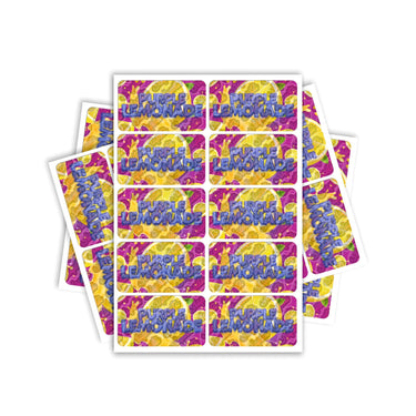 Purple Lemonade Rectangle / Pre-Roll Labels - Pre-Roll (10.16cm x 6.7cm) / 10