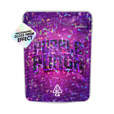 Purple Punch SFX Mylar Pouches Pre - Labeled - 3.5g (1/8oz)