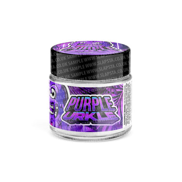 Purple Urckle Glass Jars Pre - Labeled - 3.5grams (1/8oz)