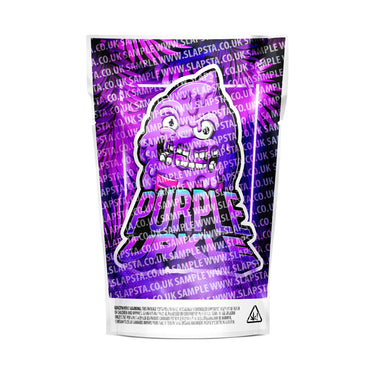 Purple Urckle Mylar Pouches Pre-Labeled - 3.5g (1/8oz) / No / 16pcs