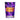 Purple Vapor Mylar Pouches Pre - Labeled - 3.5g (1/8oz)