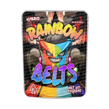 Rainbow Belts Mylar Pouches Pre - Labeled - 3.5g (1/8oz)