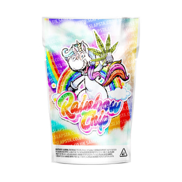 Rainbow Chip Mylar Pouches Pre-Labeled - 3.5g (1/8oz) / No / 16pcs