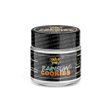 Rainbow Cookies Glass Jars Pre - Labeled - 3.5grams (1/8oz)