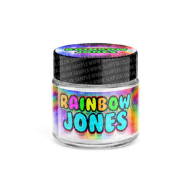 Rainbow Jones Glass Jars Pre-Labeled