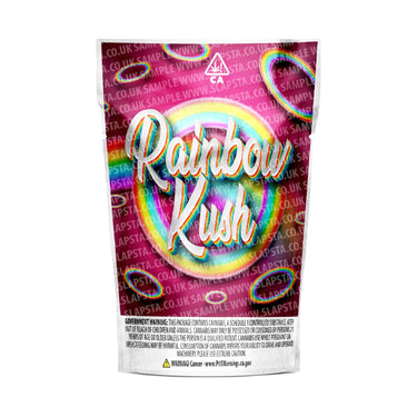 Rainbow Kush Mylar Pouches Pre - Labeled - 3.5g (1/8oz)