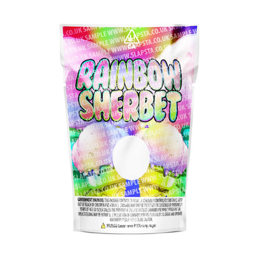 Rainbow Sherbet Mylar Pouches Pre-Labeled - SLAPSTA