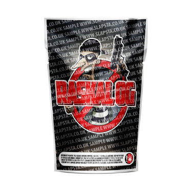 Raskal OG Mylar Pouches Pre-Labeled - 3.5g (1/8oz) / No / 16pcs