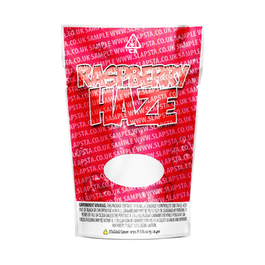 Raspberry Haze Mylar Pouches Pre-Labeled - 3.5g (1/8oz) / No / 16pcs