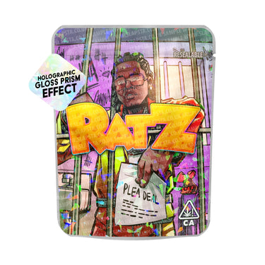 RatZ SFX Mylar Pouches Pre - Labeled - 3.5g (1/8oz)