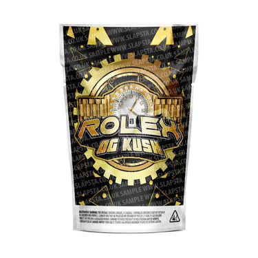 Rolex OG Kush Mylar Pouches Pre-Labeled - 3.5g (1/8oz) / No / 16pcs
