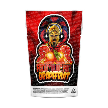 Romulan Grapefruit Mylar Pouches Pre-Labeled - 3.5g (1/8oz) / No / 16pcs
