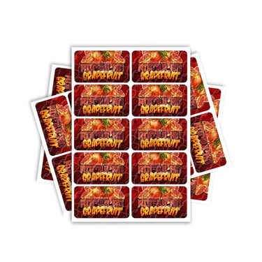 Romulan Grapefruit Rectangle / Pre-Roll Labels - Pre-Roll (10.16cm x 6.7cm) / 10