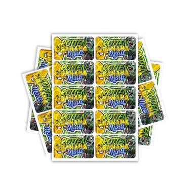 Rotten Banana Mints Rectangle / Pre-Roll Labels - Pre-Roll (10.16cm x 6.7cm) / 10