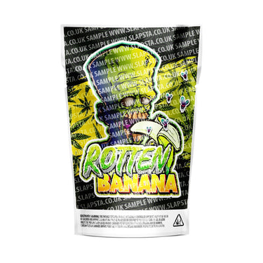 Rotten Banana Mylar Pouches Pre-Labeled - 3.5g (1/8oz) / No / 16pcs