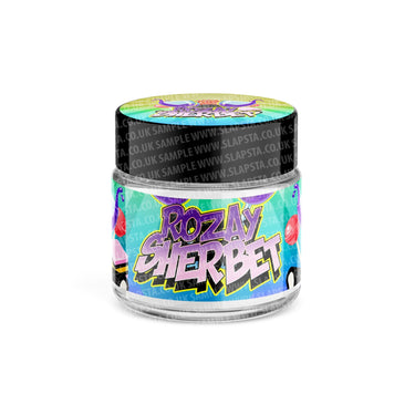 Rozay Sherbet Glass Jars Pre - Labeled - 3.5grams (1/8oz)