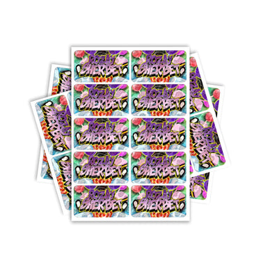 Rozay Sherbet Rectangle / Pre-Roll Labels - Pre-Roll (10.16cm x 6.7cm) / 10