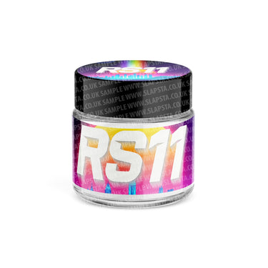 RS11 Glass Jars Pre - Labeled - 3.5grams (1/8oz)