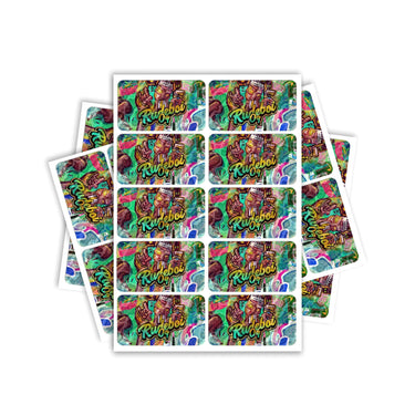 Rude Boi OG Rectangle / Pre-Roll Labels - Pre-Roll (10.16cm x 6.7cm) / 10