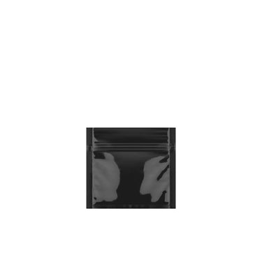 Sample / 1-2g Single Seal Mylar Bags Black / Black - 50pcs