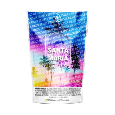 Santa Maria Mylar Pouches Pre-Labeled - 3.5g (1/8oz) / No / 16pcs