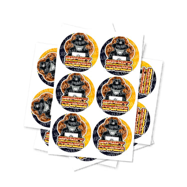 Secret Cookies Circular Stickers - 2.5cm