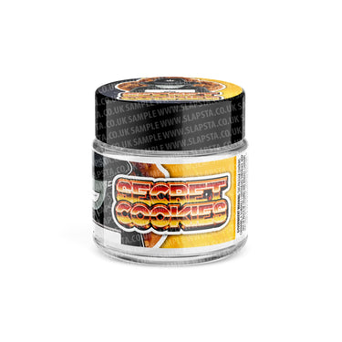 Secret Cookies Glass Jars Pre - Labeled - 3.5grams (1/8oz)