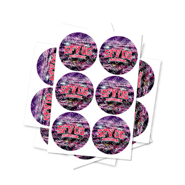 SFV OG Circular Stickers - 2.5cm