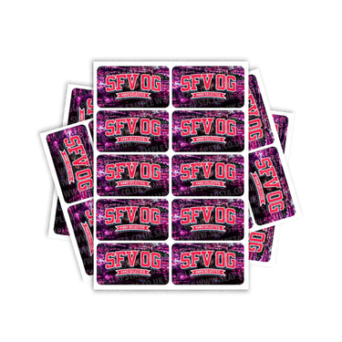 SFV OG Rectangle / Pre - Roll Labels - Pre - Roll (10.16cm x 6.7cm)