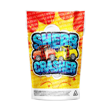 Sherb Crasher Mylar Pouches Pre-Labeled - 3.5g (1/8oz) / No / 16pcs