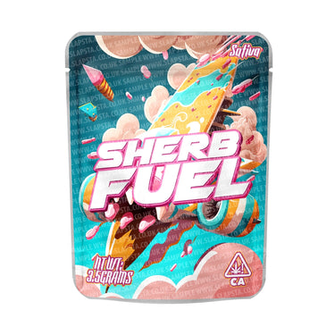 Sherb Fuel Mylar Pouches Pre - Labeled - 3.5g (1/8oz)