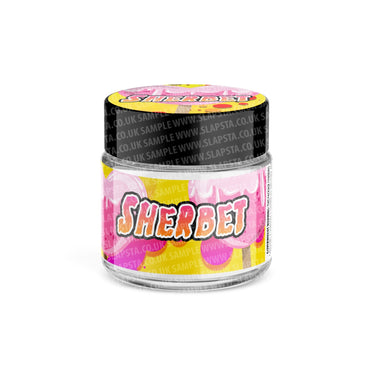 Sherbet Glass Jars Pre - Labeled - 3.5grams (1/8oz)