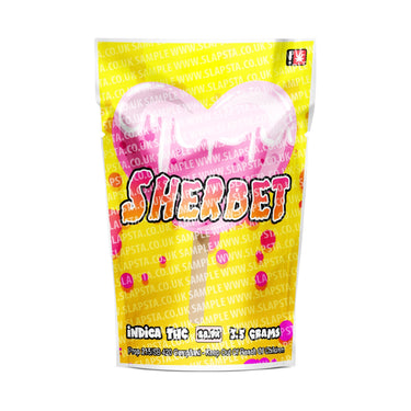 Sherbet Mylar Pouches Pre-Labeled - SLAPSTA