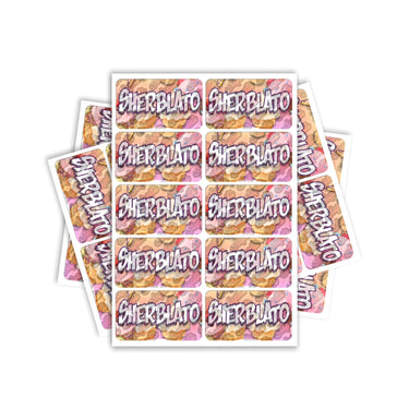 Sherblato Rectangle / Pre-Roll Labels - Pre-Roll (10.16cm x 6.7cm) / 10