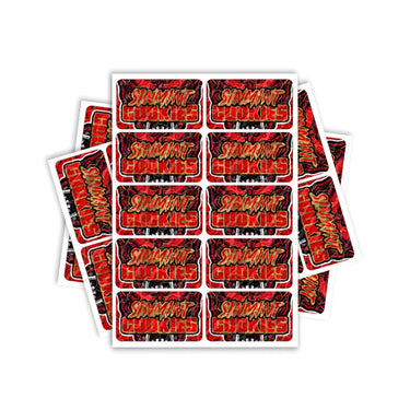 Sin Mint Cookies Rectangle / Pre-Roll Labels - Pre-Roll (10.16cm x 6.7cm) / 10
