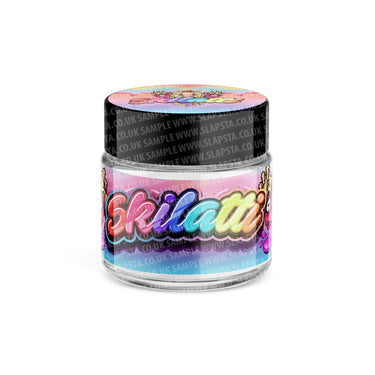 Skilatti Glass Jars Pre - Labeled - 3.5grams (1/8oz)