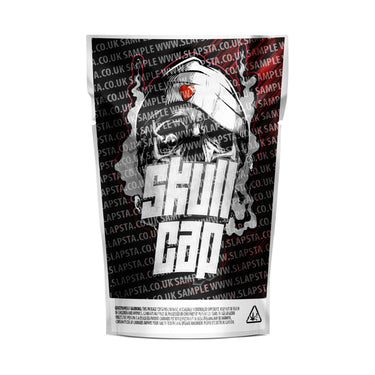 Skull Cap Mylar Pouches Pre-Labeled - 3.5g (1/8oz) / No / 16pcs