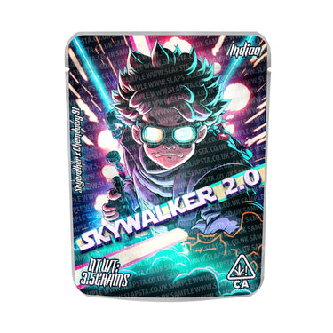 Skywalker 2.0 Mylar Pouches Pre - Labeled - 3.5g (1/8oz)