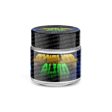 Skywalker Alien Glass Jars Pre-Labeled - 3.5grams (1/8oz) / 10pcs / Yes