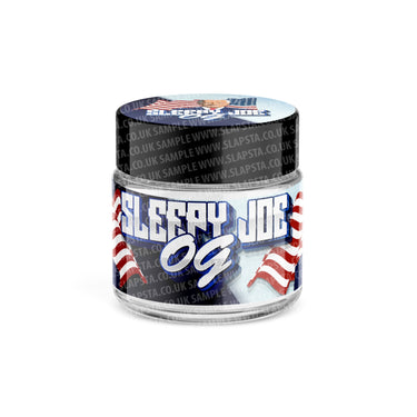 Sleepy Joe OG Glass Jars Pre - Labeled - 3.5grams (1/8oz)