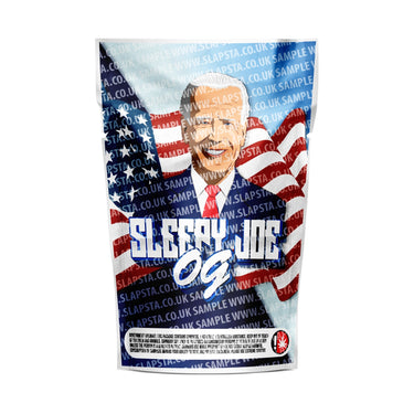 Sleepy Joe OG Mylar Pouches Pre-Labeled - 3.5g (1/8oz) / No / 16pcs