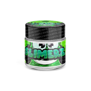 Slimerz Glass Jars Pre - Labeled - 3.5grams (1/8oz)