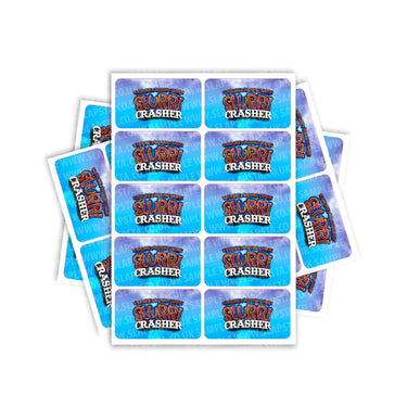 Slurri Crasher Rectangle / Pre - Roll Labels - Pre - Roll (10.16cm x 6.7cm)