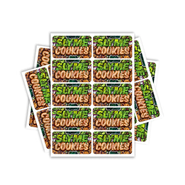 Slyme Cookies Rectangle / Pre-Roll Labels - Pre-Roll (10.16cm x 6.7cm) / 10