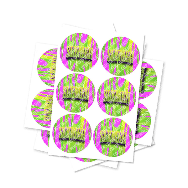 Slymer Circular Stickers - SLAPSTA