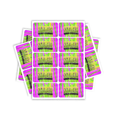 Slymer Rectangle / Pre - Roll Labels - Pre - Roll (10.16cm x 6.7cm)