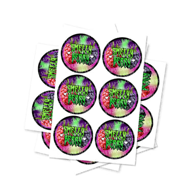 Smelly Berry Circular Stickers - 2.5cm
