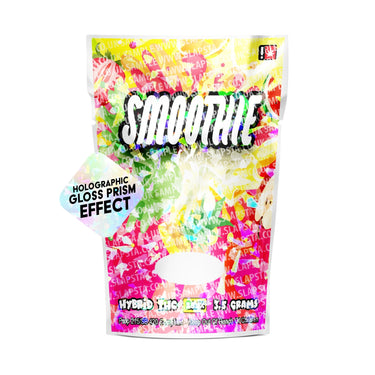 Smoothie SFX Mylar Pouches Pre - Labeled - 3.5g (1/8oz)